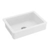 30"L x 19" W Farmhouse/Apron Front White Ceramic Kitchen Sink