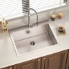 Topmount Sink 28 x 22 x 9 inch - Drop-in Sink 16 Gauge SUS304 - Single Bowl Stainless Steel Kitchen Sink