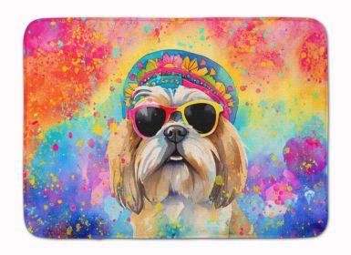 Shih Tzu Hippie Dawg Memory Foam Kitchen Mat Machine Washable Anti-Fatigue Mat Cushion Comfort Bath Mat or Kitchen Rug