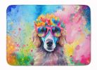 Poodle Hippie Dawg Memory Foam Kitchen Mat Machine Washable Anti-Fatigue Mat Cushion Comfort Bath Mat or Kitchen Rug