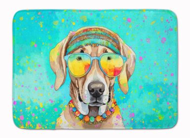 Weimaraner Hippie Dawg Memory Foam Kitchen Mat Machine Washable Anti-Fatigue Mat Cushion Comfort Bath Mat or Kitchen Rug