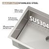 14 x 19 Inch Workstation Undermount Single Bowl 16 Gauge handmade NEW MODEL Stainless Steel Kitchen sink