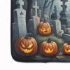 English Bulldog Spooky Halloween Memory Foam Kitchen Mat Machine Washable Anti-Fatigue Mat Cushion Comfort Bath Mat or Kitchen Rug