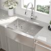 30 Inch Farmhouse Kitchen Sink - 30"x21"x10" Stainless Steel Apron Front Farmhouse Sink 10 Inch Deep 16 Gauge Single Bowl Kitchen Sink Basin