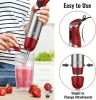 KOIOS 5-in-1 Hand Immersion Blender, 1000W 12 Speed Handheld Blender, Copper Motor Stainless Steel Blade Stick Blender,600ml Mixing Beaker