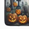 Cairn Terrier Spooky Halloween Memory Foam Kitchen Mat Machine Washable Anti-Fatigue Mat Cushion Comfort Bath Mat or Kitchen Rug