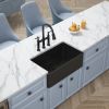 Inch White Farmhouse Sink Deep Apron Sink Undermount Farmhouse Kitchen Sink Single Farm Sink