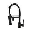 New Single Handle LED kitchen faucet with pull-down kitchen faucet in Black