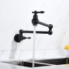 Folding faucet Pot Filler Faucet Wall Mount RT