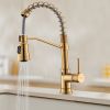 Touchless Sensor Commercial Style Pull-Down Single Handle Kitchen Faucet