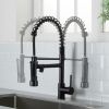 New Single Handle LED kitchen faucet with pull-down kitchen faucet in Black