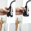 The new model is beautiful and durable Single Handle Pull-Down Sprayer Kitchen Faucet in Black+Gold