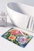 Roses in Watercolor Memory Foam Kitchen Mat Machine Washable Anti-Fatigue Mat Cushion Comfort Bath Mat or Kitchen Rug