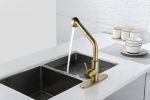 Kitchen Faucets with Pull Down Sprayer, Single Handle Kitchen Sink Faucet with Pull Out Sprayer