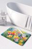 Freesias in Watercolor Memory Foam Kitchen Mat Machine Washable Anti-Fatigue Mat Cushion Comfort Bath Mat or Kitchen Rug